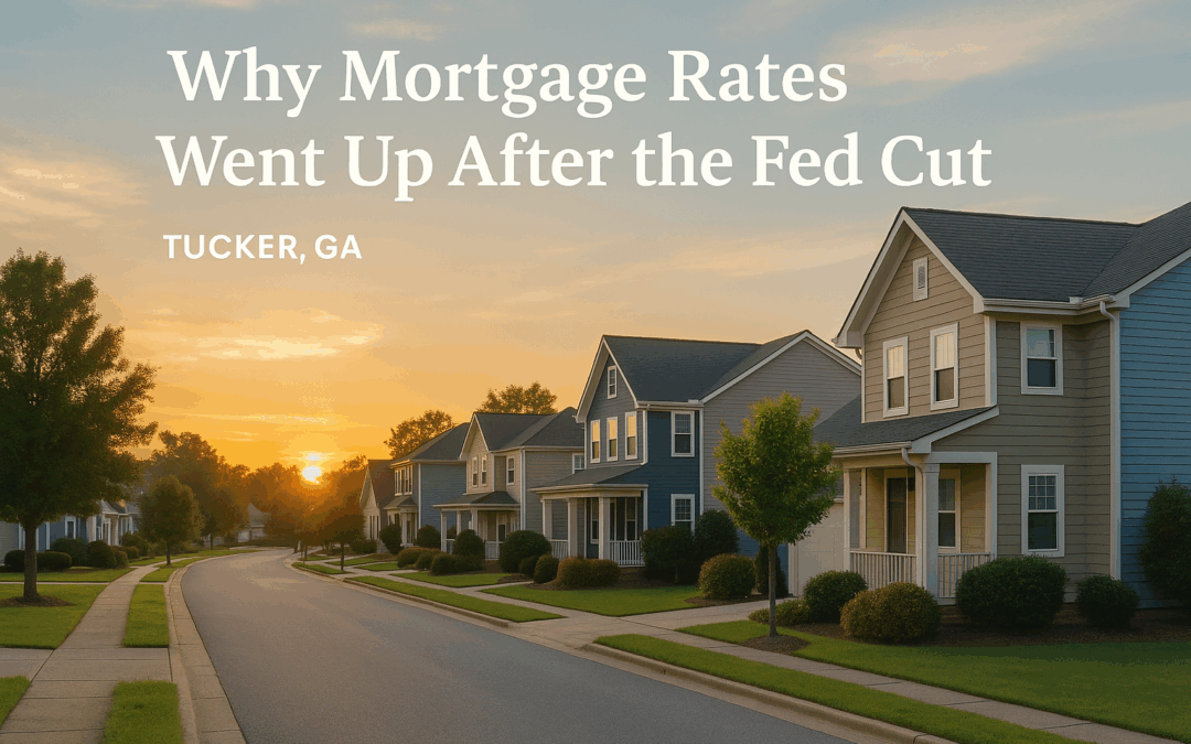 Why Atlanta Mortgage Rates Went Up After the Fed Cut Rates